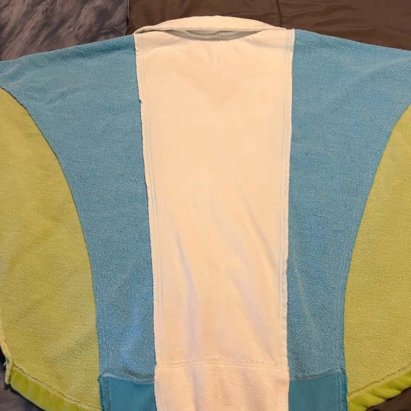 Free People V-Neck Sidewalk Sweater - Kiwi Combo - Picture 10 of 14